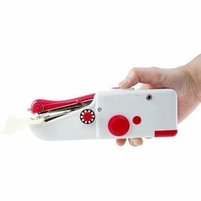 Handheld Sewing Machine White Body Output DC 6V/1000mA Battery Powered Original Box