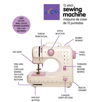 Household Automatic Pocket Shirt Sewing Machine with CE UFR-705 DC 6V/1200mA Output