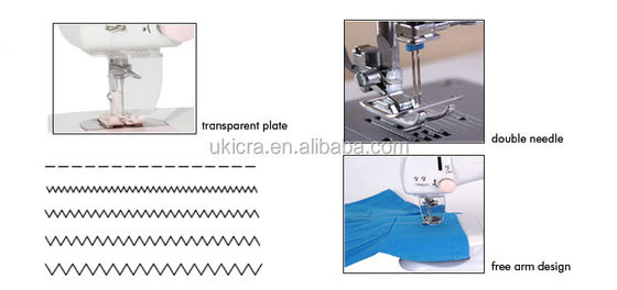 Max. Sewing Thickness 0.3-1mm Chain Stitch Mini Sewing Machine UFR-601 for Stitching