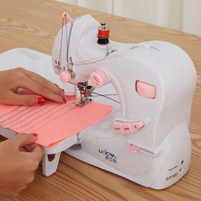 ABS Metal Household Sewing Machine with Dual Speed and Power Supply User-Friendly