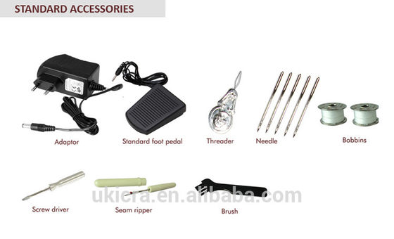 214X134X253MM Flat-Bed Butterfly Overlock Household Sewing Machine Perfect for Home
