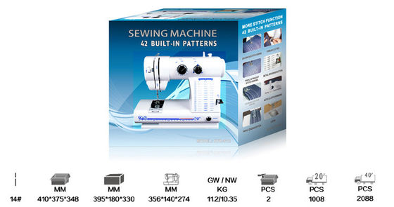 214X134X253MM Flat-Bed Butterfly Overlock Household Sewing Machine Perfect for Home