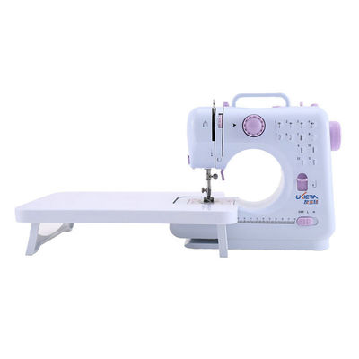 Manual Feed Mechanism Easy to Operate Domestic Sewing Machine for Pattern Embroidery