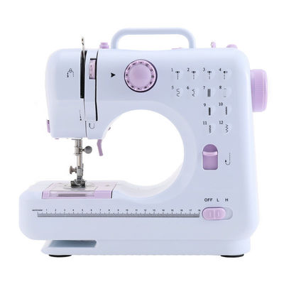 Manual Feed Mechanism Easy to Operate Domestic Sewing Machine for Pattern Embroidery