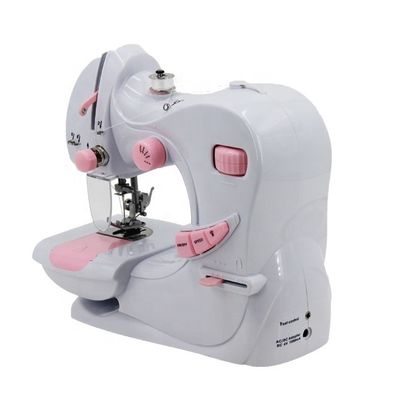 240*115*205mm Twin Needle Sewing Machine for Ukicra Mechanical Configuration Post-Bed