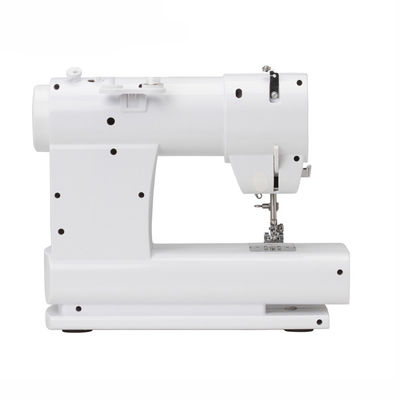 Adjustable Stitch Length Flat-Bed Mini Portable Sewing Machine for Button-Hole Sewing