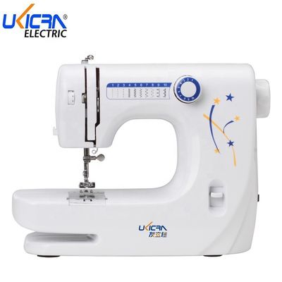 Butterfly Sewing Machine for Clothes Easy Operation White Body Blue Yellow Printing