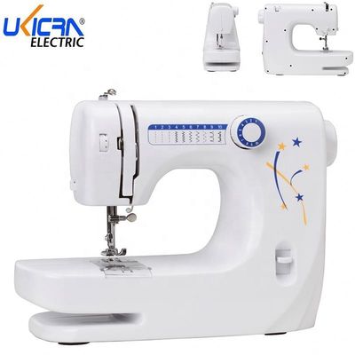 Butterfly Sewing Machine for Clothes Easy Operation White Body Blue Yellow Printing