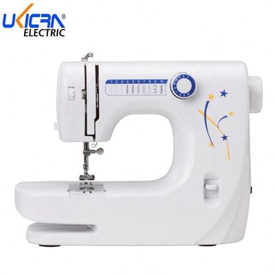 Butterfly Sewing Machine for Clothes Easy Operation White Body Blue Yellow Printing