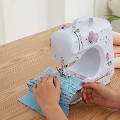 Multi Function Zigzag Sewing Machine for Household Garment Tailor Mini Table Stand